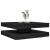 Stolik kawowy obrotowy 360 stopni czarny dąb 90x90x34,5 cm