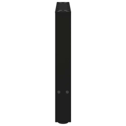 Nogi do stolika kawowego, czarne, 2 szt., 60x(42-43) cm, stal