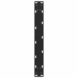 Nogi do stolika kawowego, czarne, 2 szt., 60x(42-43) cm, stal