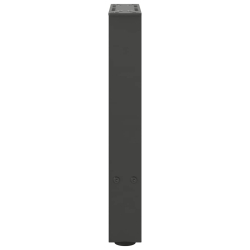 Nogi do stolika kawowego, antracyt, 2 szt., 38x(42-43) cm, stal