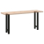 Nogi do stolika kawowego, czarne, 2 szt., 28x(72-73) cm, stal
