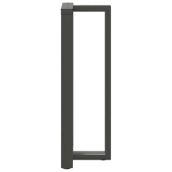 Nogi do stołu barowego, 2 szt., antracyt, 40x35x(110-111) cm
