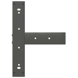 Nogi do stołu barowego, 2 szt., antracyt, 40x35x(110-111) cm
