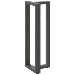 Nogi do stołu barowego, 2 szt., antracyt, 50x35x(110-111) cm