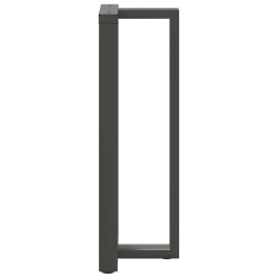 Nogi do stołu barowego, 2 szt., antracyt, 50x35x(110-111) cm