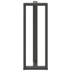 Nogi do stołu barowego, 2 szt., antracyt, 50x35x(110-111) cm