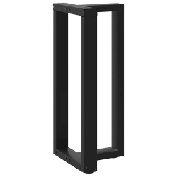 Nogi do stołu barowego, 2 szt., białe, 40x35x(90-91) cm, stal