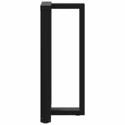 Nogi do stołu barowego, 2 szt., białe, 40x35x(90-91) cm, stal