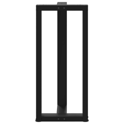 Nogi do stołu barowego, 2 szt., białe, 40x35x(90-91) cm, stal