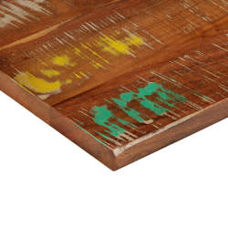 Blat stołu, 50x50x2,5 cm, kwadratowy, lite drewno z odzysku