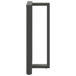 Nogi do stołu barowego, 2 szt., antracyt, 60x35x(100-101) cm