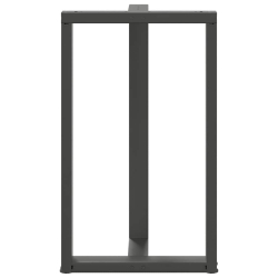 Nogi do stołu barowego, 2 szt., antracyt, 60x35x(100-101) cm