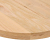 Blat do stołu, 140x60x4 cm, lite drewno dębowe, owalny