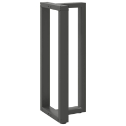 Nogi do stołu barowego, 2 szt., antracyt, 40x35x(100-101) cm