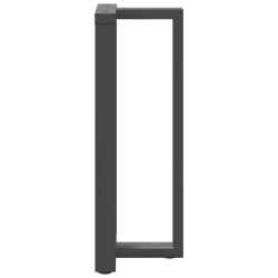 Nogi do stołu barowego, 2 szt., antracyt, 40x35x(100-101) cm