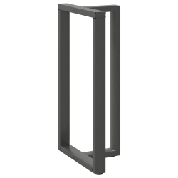Nogi do stołu barowego, 2 szt., antracyt, 60x35x(110-111)cm