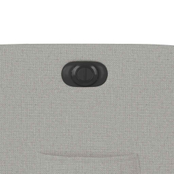 Elektryczny fotel rozkładany Cloud Grey Fabric