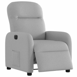 Elektryczny fotel rozkładany Cloud Grey Fabric