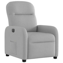 Elektryczny fotel rozkładany Cloud Grey Fabric