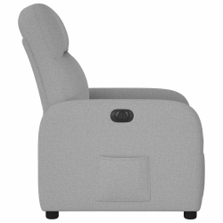 Elektryczny fotel rozkładany Cloud Grey Fabric