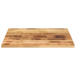 Blat do stolika, 80x80x3,8 cm, kwadratowy, surowe drewno mango