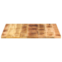 Blat do stolika, 80x80x3,8 cm, kwadratowy, surowe drewno mango