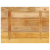 Blat do stolika, 80x60x3,8 cm, prostokątny, surowe drewno mango