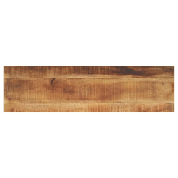 Blat do stołu, 120x20x2,5 cm, prostokątny, surowe drewno mango