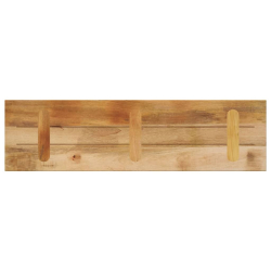 Blat do stołu, 120x20x2,5 cm, prostokątny, surowe drewno mango