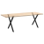 Nogi do stołu jadalnego, 2 szt., czarne, 80x(72-73) cm, stal