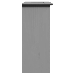Szafka pod umywalkę łazienkową, BODO, szara, 70x35x80 cm
