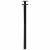Nogi do stołu jadalnego, 2 szt., czarne, 70x(72-73) cm, stal