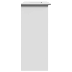 Szafka pod umywalkę łazienkową, BODO, biała, 70x35x80 cm