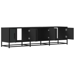 Szafka pod TV, czarna, 150x35x41 cm