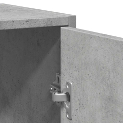 Szafka pod umywalkę łazienkową Beton Szary Drewno klejone