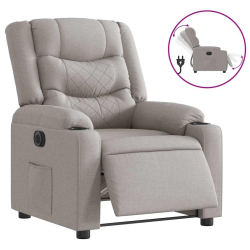 Elektryczny fotel rozkładany Cloud Grey Fabric