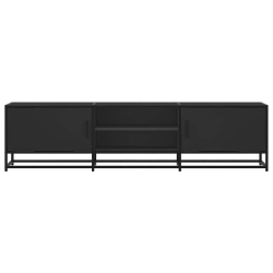 Szafka pod TV, czarna, 160x35x41 cm