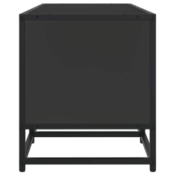 Szafka pod TV, czarna, 160x35x41 cm