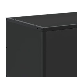 Szafka pod TV, czarna, 160x35x41 cm
