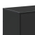 Szafka pod TV, czarna, 160x35x41 cm