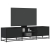 Szafka pod TV, czarna, 160x35x41 cm