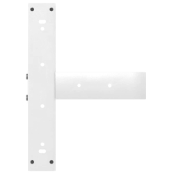 Nogi do stolika kawowego, 2 pcs., białe, 50x25x(42-43) cm, stal