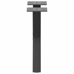 Nogi do stolika kawowego, 2 szt., antracyt, 30x(30-31) cm, stal