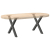 Nogi do stolika kawowego, 2 szt., antracyt, 50x(42-43) cm, stal