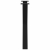 Nogi do stołu jadalnego, 2 szt., czarne, 80x(72-73) cm, stal