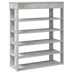 Półka na buty, Concrete Oak 80x30x98 cm