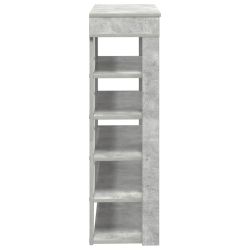 Półka na buty, Concrete Oak 80x30x98 cm