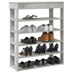 Półka na buty, Concrete Oak 80x30x98 cm