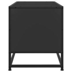 Szafka pod telewizor, czarna, 80x34,5x40 cm