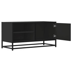 Szafka pod telewizor, czarna, 80x34,5x40 cm